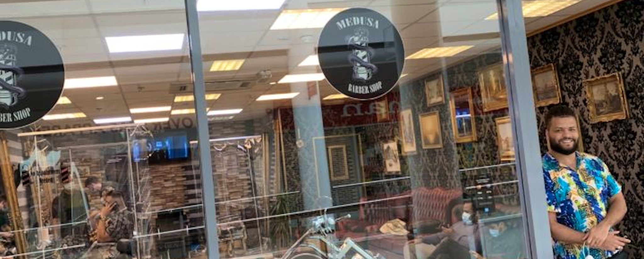 Medusa Barber Shop Cardiff city centre Queens Arcade